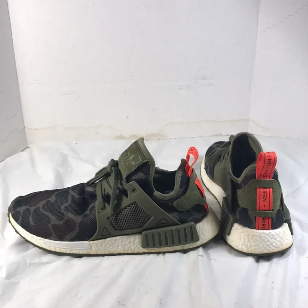 Adidas NMD XR1 Mens Olive Duck Camouflage Sneakers Size 11